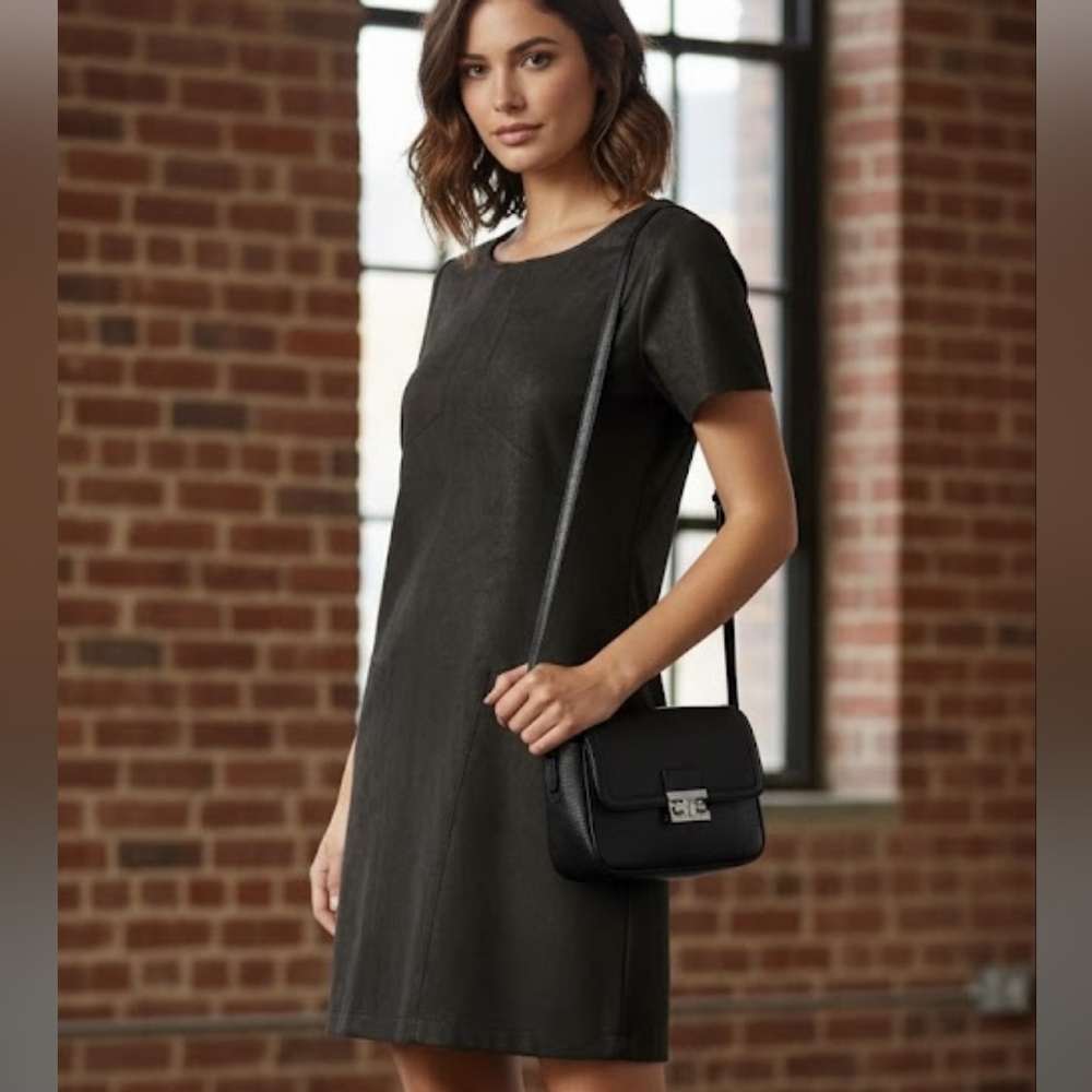 HALE Bob Leather Look Dress Size M